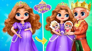 Sofia the First Koninklijke Familie  30 DIY’s voor LOL OMG Prinses [upl. by Coveney664]