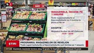 PROGRAMUL MAGAZINELOR DE REVELIONȘtiri B1TV31 dec 2023 [upl. by Liatnahs]