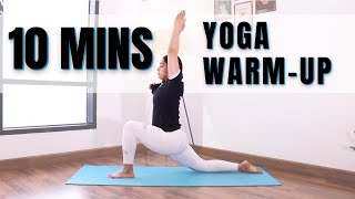 10 Mins Yoga Warmup  Pre workout Morning Yoga Stretch follow along  Bharti Yoga [upl. by Acinomaj]