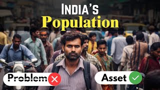 India Overpopulation How Indias Large Population Is Good for India [upl. by Nikolos]