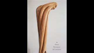 Pratique de la sculpture sur bois par Cécile Devezeaux de Lavergne 2022 [upl. by Atsyrk146]