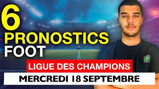 Pronostic foot Ligue des Champions  Nos pronos PSG Gérone Manchester City Inter Dortmund [upl. by Anahahs]