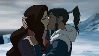 TOP 10 KORRASAMI MOMENTS IN THE LEGEND OF KORRA [upl. by Dorehs]