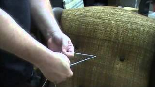 Upholstery Tufting Needle SyringeHow to [upl. by Fallon]