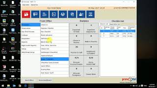 PREVOTEL  PRABHARI Hotel Management Software Demo 1 [upl. by Yblehs]