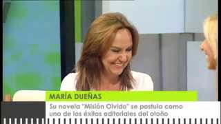 María Dueñas presenta su segunda novela Misión olvido [upl. by Peednus577]