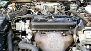 Honda Accord Engine NoiseAVI [upl. by Aekim]