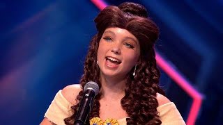 Nachtegaaltje Jaidy steelt de show als Belle  HOLLANDS GOT TALENT [upl. by Dirraj]