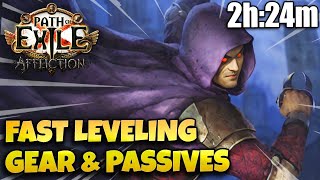 Fastest Leveling Setup  Penance Brand Trickster Twink Leveling  Path of Exile [upl. by Attekal]