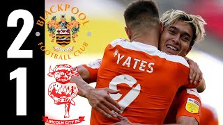 BLACKPOOL 21 LINCOLN CITY  BLACKPOOL PROMOTED AT WEMBLEY FOR A RECORD 6TH TIME Match Vlog [upl. by Ahoufe]