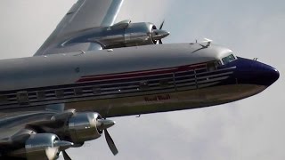 ILA BERLIN AIR SHOW 2016  Douglas DC6 amp B25 Mitchell  Great Displays of the Legendary Airplanes [upl. by Sneve]