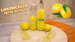 LIMONCELLO 🍋 Fatto in casa  Ricetta Facile  Il Paradiso Delle Tentazioni [upl. by Ahsakat66]