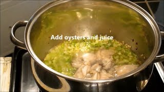 Oyster Soup On The Bayou Cajun Style [upl. by Nathanoj]