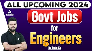 All Upcoming Government Jobs for Engineers  Vacancies in 2024 for Engineers vacancy sscje rrbje [upl. by Rayle]