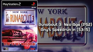 Runabout 3 Neo Age PS2  Any Speedrun in 5315 Former WR [upl. by Ecyal765]