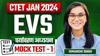 CTET 2024  EVS Mock Test01 by Himanshi Singh [upl. by Drice]