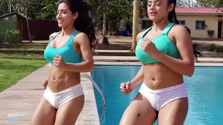 10 Ejercicios para trabajar los abdominales de Pie  Anabella Galeano [upl. by Chev815]