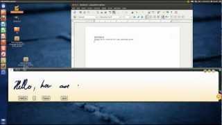 Handwriting recognition software in Linux Ubuntu [upl. by Yentterb]