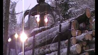 Logging timber in Norway felling bucking delimbing stacking [upl. by Llegna828]