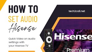 Hisense TV Best Sound Settings [upl. by Eive744]