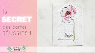 LE SECRET DES CARTES RÉUSSIES ❤️ cest pourtant tellement simple [upl. by Silrac]