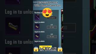 New Growth Pack With Upgradeable Gun In BGMI 😱 bgmi shortvideo pubg [upl. by Goldenberg577]