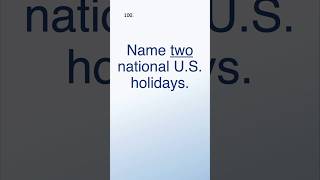 US Citizenship Test Question of the Day 100  Are You Ready to Pass [upl. by Ecinert]