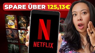 📺 So bekommst du Netflix 2024 günstig mit 72 Rabatt  trotz Preiserhöhung [upl. by Dloreh]