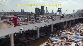 Kreuzfahrt mit der quotMein Schiff 2quot ab Dubai Teil I Dubai mit Bahrain 2016 [upl. by Eaneg]