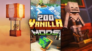 TOP 200 Vanilla Minecraft Mods For 1204  120  Ep 1 2024 ForgeFabric [upl. by Ayo]