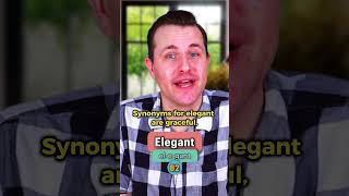 Elegant  Meaning Pronunciation Synonyms and an Example Sentence English Word of the Day [upl. by Aramot200]