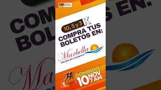 Punto de venta de boletos para a Carrera Contecon Manzanillo 2024 MARBELLA SALÓN DE EVENTOS [upl. by Upshaw155]