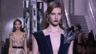 ELIE SAAB Haute Couture Autumn Winter 201617 Fashion Show [upl. by Enilehcim]