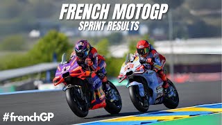 🔴 France MotoGP Sprint Race Results  FranceGP [upl. by Rockie]