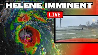 LIVE GROUND ZERO CAT 4 HURRICANE HELENE Intercept [upl. by Quent391]