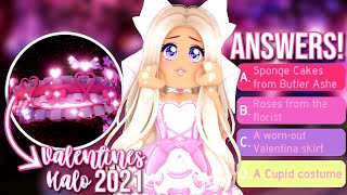 NEW VALENTINES DAY HALO ANSWERS HOW TO OFTEN WIN THE HALO Roblox Royale High [upl. by Decker]