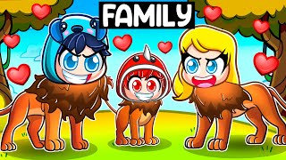 Having a LION FAMILY In Roblox [upl. by Kiran]