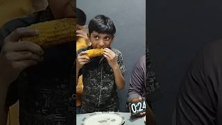 Corn challenge 😲challangeaccepted funny spicyfoodchallenge [upl. by Bradman]