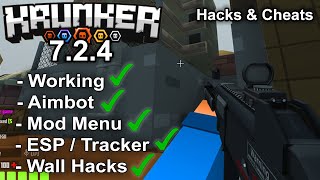 Krunkerio 724 Free Hacks amp Cheats WORKING [upl. by Kcirdek895]