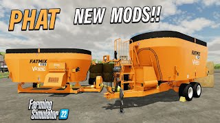 PHAT NEW MODS ON FARMING SIMULATOR 22  PS5 Review 25th Oct 24 [upl. by Nosreffej480]