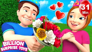 Daisy Daisy Song  BillionSurpriseToys Nursery Rhymes Kids Songs [upl. by Jewell970]