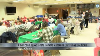 American Legion hosts Christmas boutique for female veterans [upl. by Elcarim49]