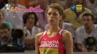 Mondiali Atletica Berlino 2009 Finale salto in alto Donne  Blanka Vlasic 204  23  20 agosto [upl. by Siva]