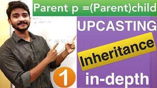 Explore object casting in java  parent p  new child  upcasting with dynamic method dispatch [upl. by Pascale]