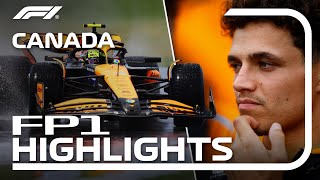 FP1 Highlights  2024 Canadian Grand Prix [upl. by Lyris]