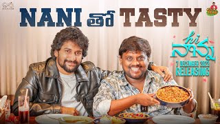 Lunch with Nani  TastyTeja  Hi Nanna  Mrunal  Natural Star Nani  BiggBoss 7  Infinitum [upl. by Alohcin368]