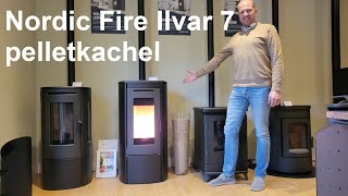 Pelletkachel Nordic Fire Ilvar 7 instructies en aansteken [upl. by Ahsirpac]