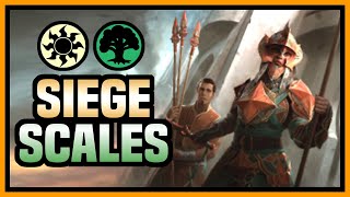 Brothers War PIONEER Hardened Scales w NEW Siege Veteran 【 MTG Gameplay 】 [upl. by Xirtaeb105]