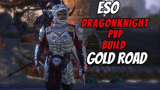 Elder Scrolls Online Gold Road  Mag DK PvP Build [upl. by Romonda]