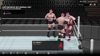 Jimmy Uso moveset WWE 2K19 [upl. by Haimarej722]